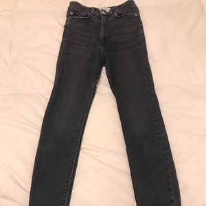 Zara High Rise Stretch Jeans